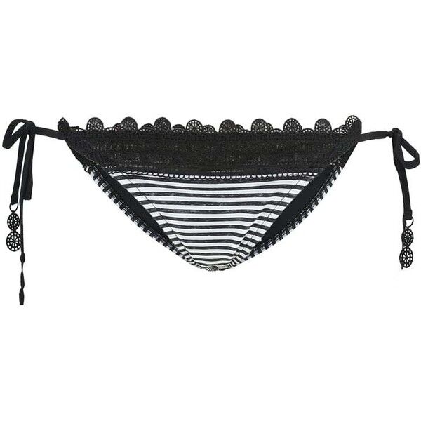 Seafolly RIVIERA Dół od bikini black marle S1981D05L-Q11