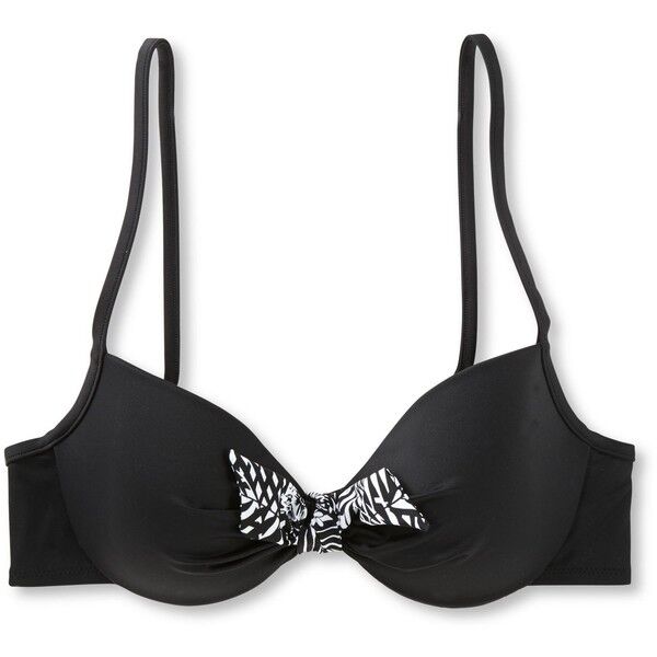 Tchibo Biustonosz od bikini, z modelowanymi miseczkami, czarny 400068108