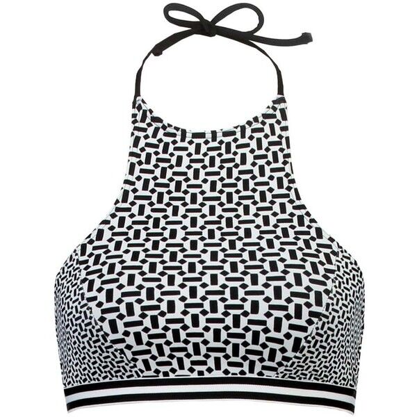 Topshop Góra od bikini monochrome TP781D01U-Q11