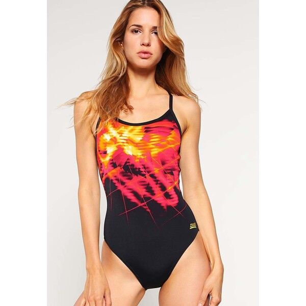 Zoggs SPACE Kostium kąpielowy black/multi ZG141H027