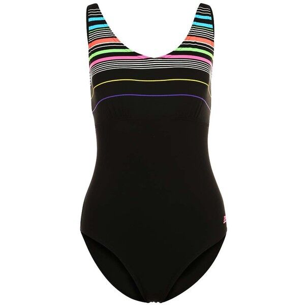 Zoggs FORMULA Kostium kąpielowy black/multicoloured ZG141H00Z