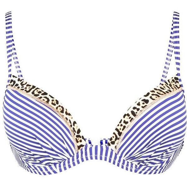 watercult Góra od bikini blue/white/leo WC341H02P
