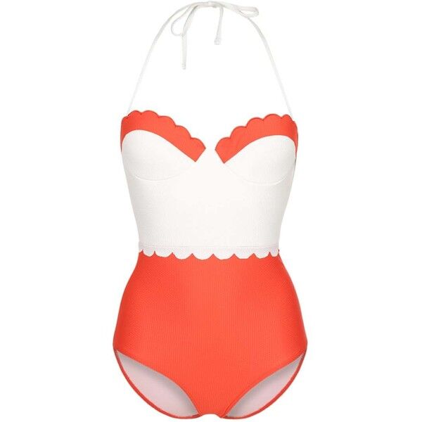 Topshop Kostium kąpielowy red TP781D008