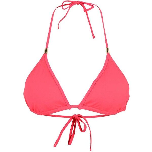Topshop Góra od bikini red TP741H00D