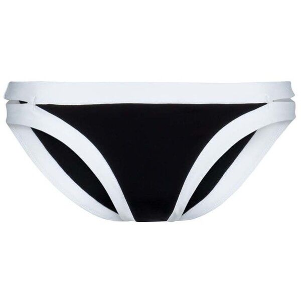 Seafolly BLOCK PARTY BRAZILIAN PANT Dół od bikini black S1981D03F