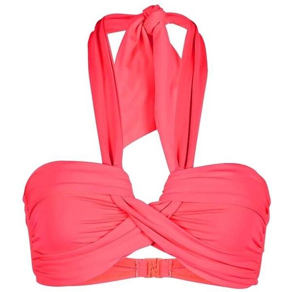Seafolly BANDEAU Góra od bikini red hot S1951L01B
