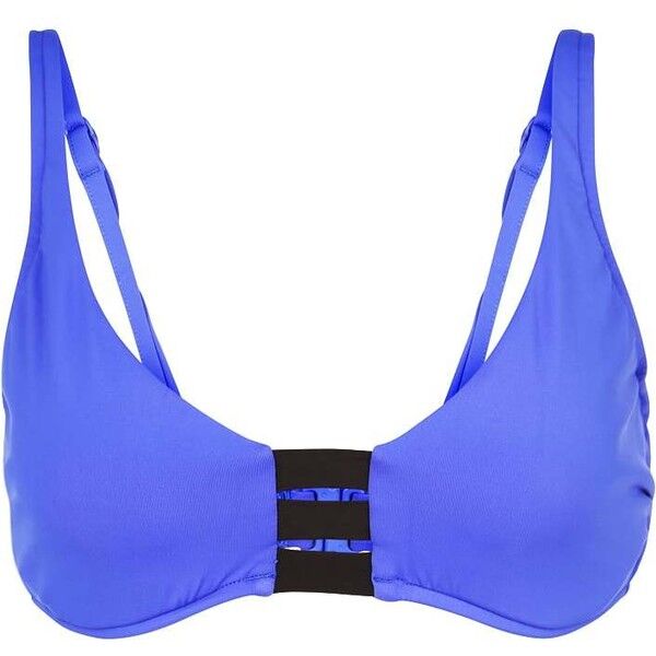 Seafolly BLOCK PARTY Góra od bikini blue ray S1941H06N