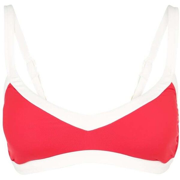 Seafolly BLOCK PARTY Góra od bikini chilli red S1941H06M