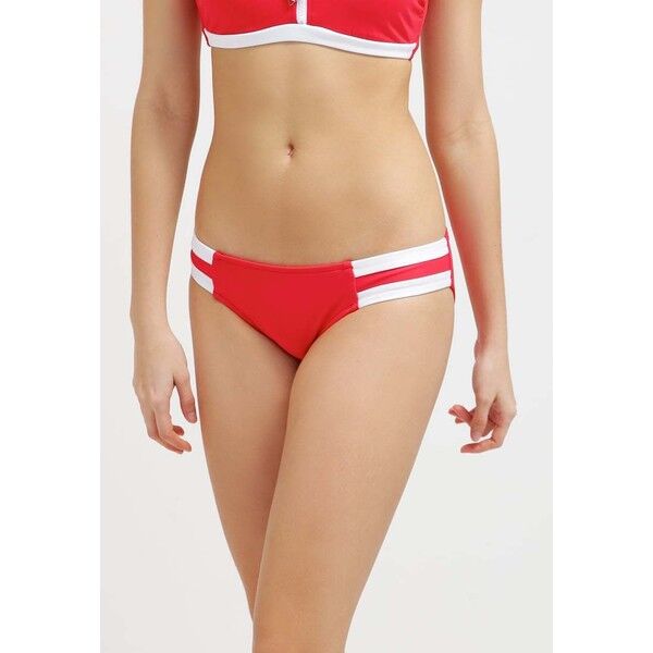 Seafolly BLOCK PARTY SPLICED HIPSTER Dół od bikini chilli red S1941H04W