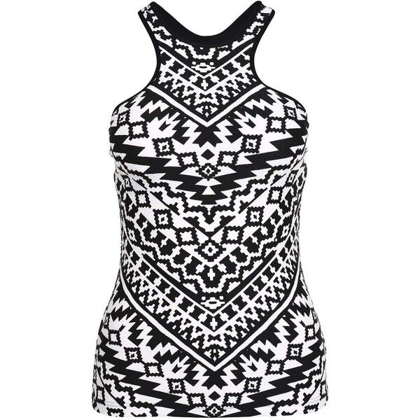 Seafolly KASBAH Góra od bikini black/white S1941H03P