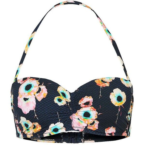 Seafolly CABANA ROSE Góra od bikini indigo S1941H02R