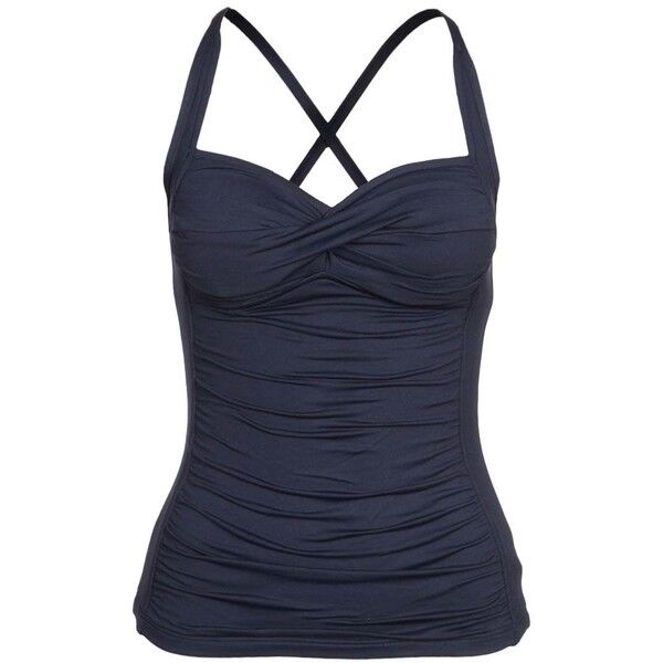 Seafolly TWIST BANDEAU SINGLET Góra od bikini indigo S1921L02S