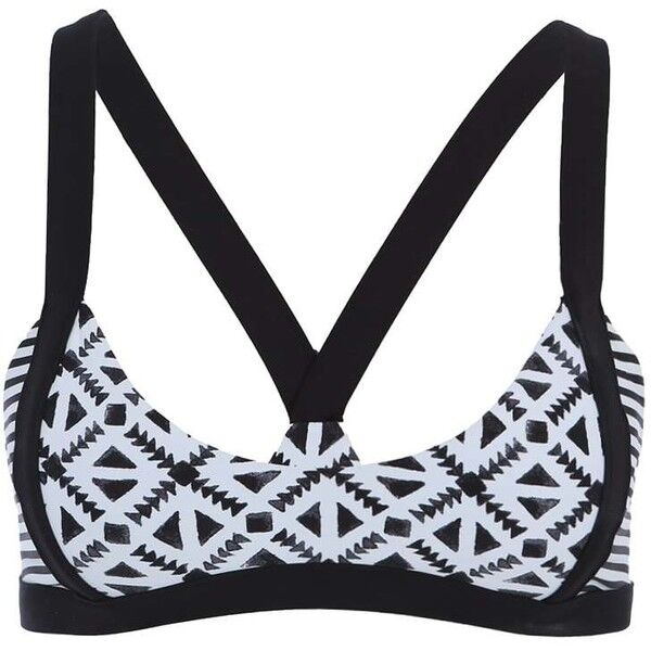 Rip Curl MIRAGE LOST CITY Góra od bikini black RI741H01X