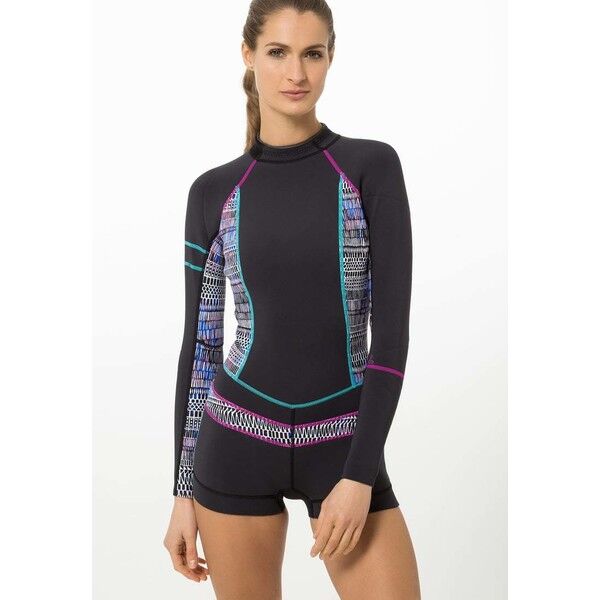 PrAna AZURA Kombinezon neoprenowy black driftwood PF641K000