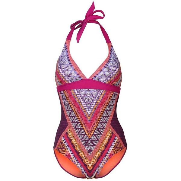 PrAna LAHARI Kostium kąpielowy rich fuchsia panama PF641H00G