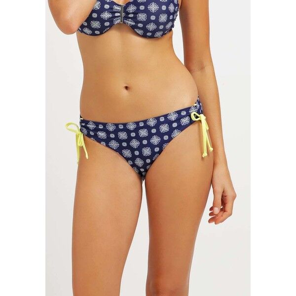 Hunkemöller TILE Dół od bikini dark blue HM141H05O