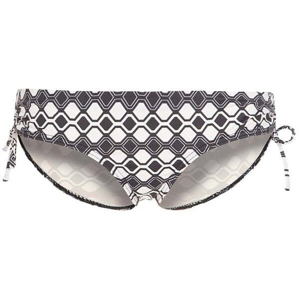 Beach Panties ST. KITTS Dół od bikini almostblack/white B2721L022