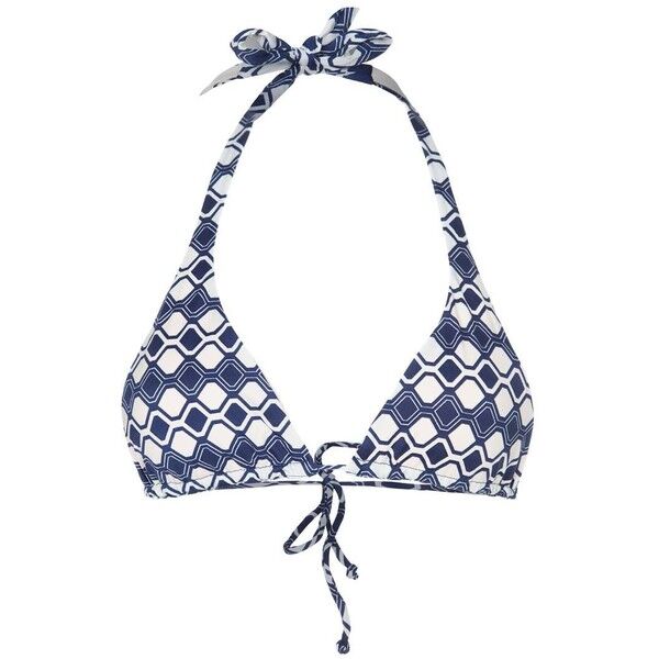 Beach Panties NEVIS Góra od bikini darkblue/white B2721L021