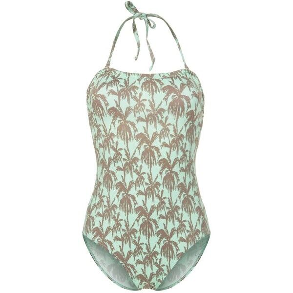 Beach Panties ST. TROPEZ Kostium kąpielowy palmtrees/green B2721L01Y