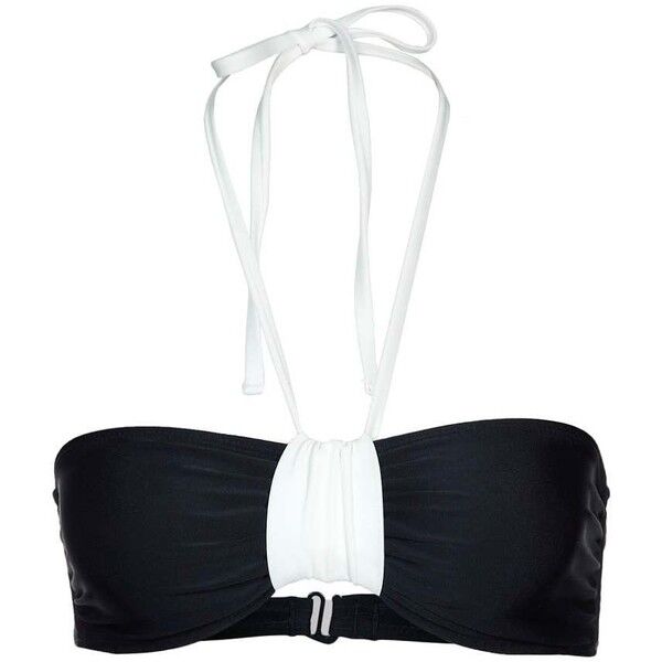 Beach Panties LAS SALINAS Góra od bikini black/cream B2721L00K