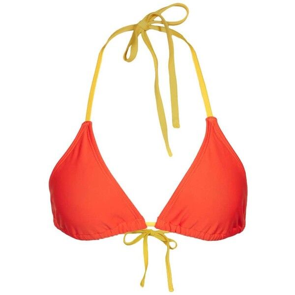 Beach Panties FIJI Góra od bikini red/yellow B2721L00H