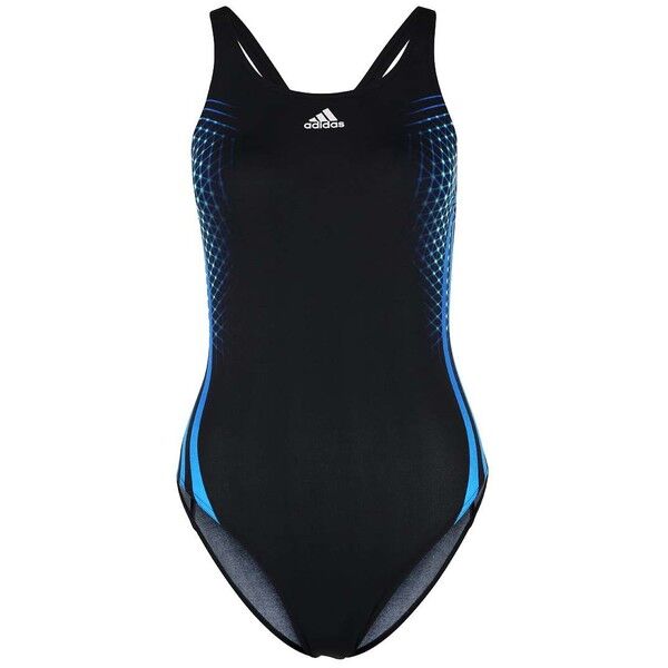 adidas Performance Kostium kąpielowy black/blue AD541H022