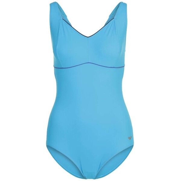 Arena PRETTY Kostium kąpielowy turquoise/raisin/navy A1541H00G