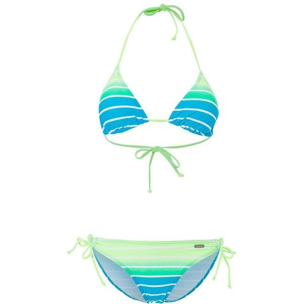 Venice Beach Bikini turquoise striped 2VE41H007