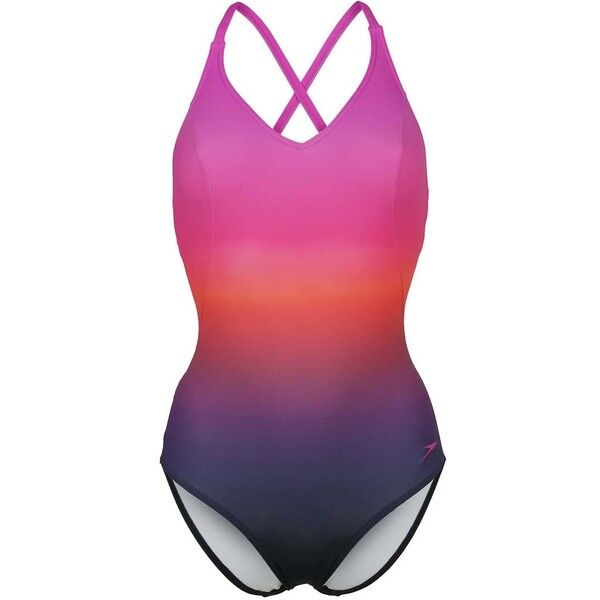 Speedo PREMIERE AURASHINE Kostium kąpielowy purple/red 1SP41H01F