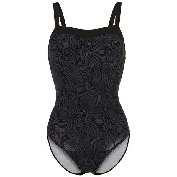 Speedo Kostium kąpielowy colourcut black/oxid grey 1SP41H026