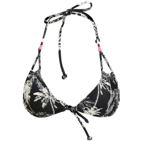 Roxy TIKI Góra od bikini plenty of palms/true black RO541H04X
