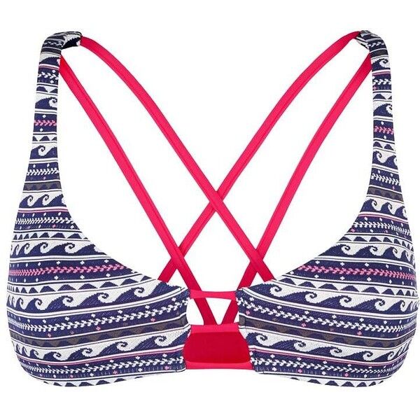 Roxy Góra od bikini wave jacquard/sailor blue RO541H03Q