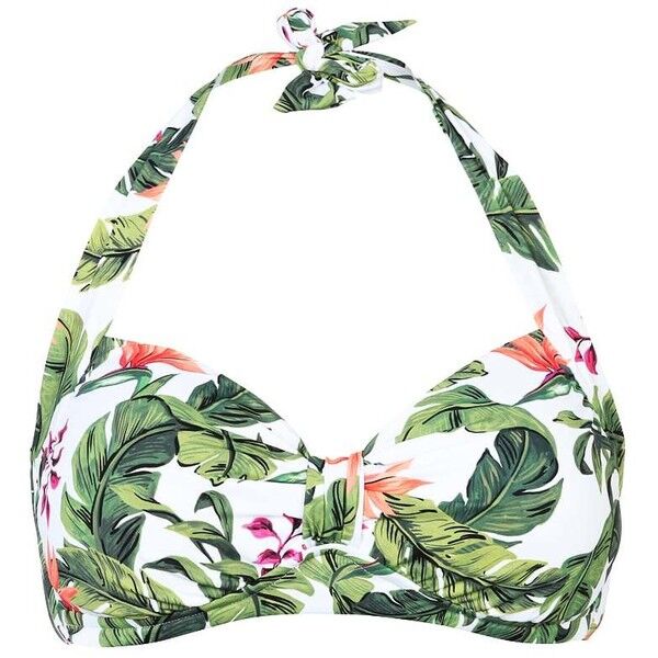 Seafolly JUNGLE OUT THERE Góra od bikini white S1941H058