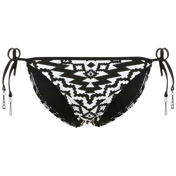 Seafolly KASBAH Dół od bikini black/white S1941H03T