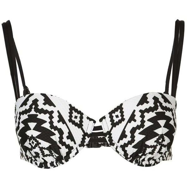 Seafolly KASBAH Góra od bikini black/white S1941H03N