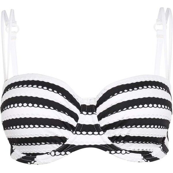 Seafolly Góra od bikini black/white S1941H03B