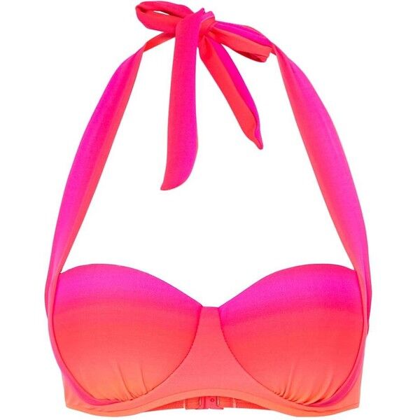 Seafolly MIAMI Góra od bikini neon pink S1941H003