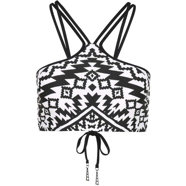Seafolly KASBAH Góra od bikini black/white S1941H03M