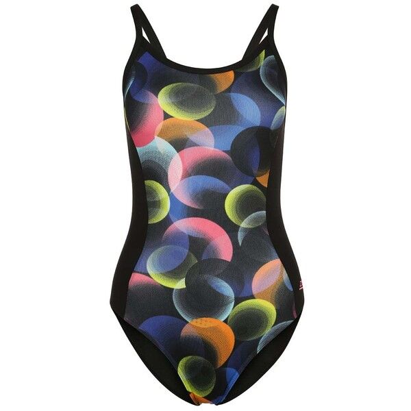 Zoggs GALAXY Kostium kąpielowy black/multicoloured ZG141H00X