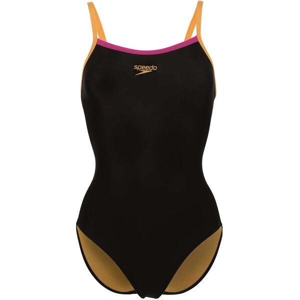 Speedo Kostium kąpielowy black/orange 1SP41H01P