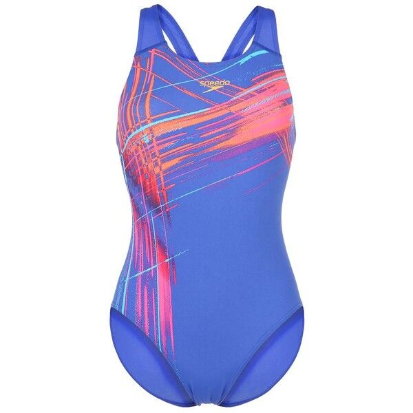 Speedo Kostium kąpielowy vibedive deep peri/powder blue/siren 1SP41H02F