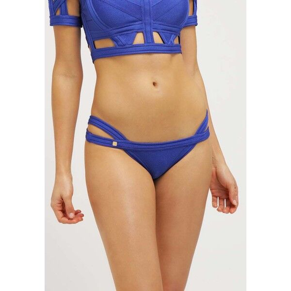 Hervé Léger Dół od bikini blue sapphire HL481D007