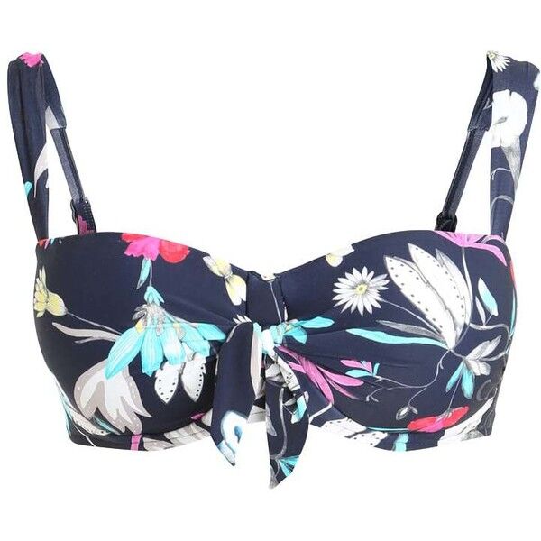Seafolly FLOWERFESTIVAL Góra od bikini indigo S1981D0AT