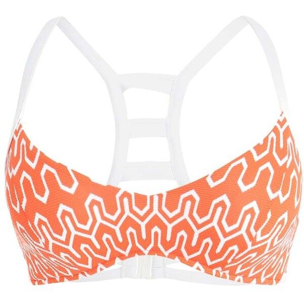 Seafolly OPTIC WAVE Góra od bikini sienna S1981D0AV