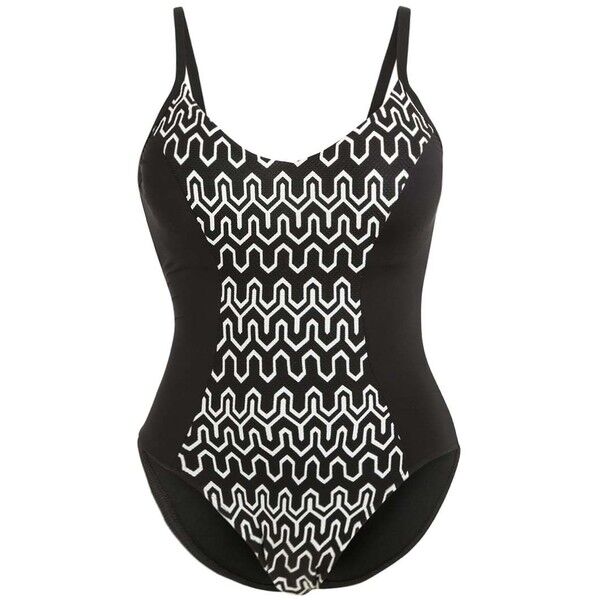 Seafolly OPTIC WAVE Kostium kąpielowy black S1981D0AW