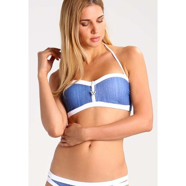Seafolly BLOCK PARTY Góra od bikini denim S1941H04U