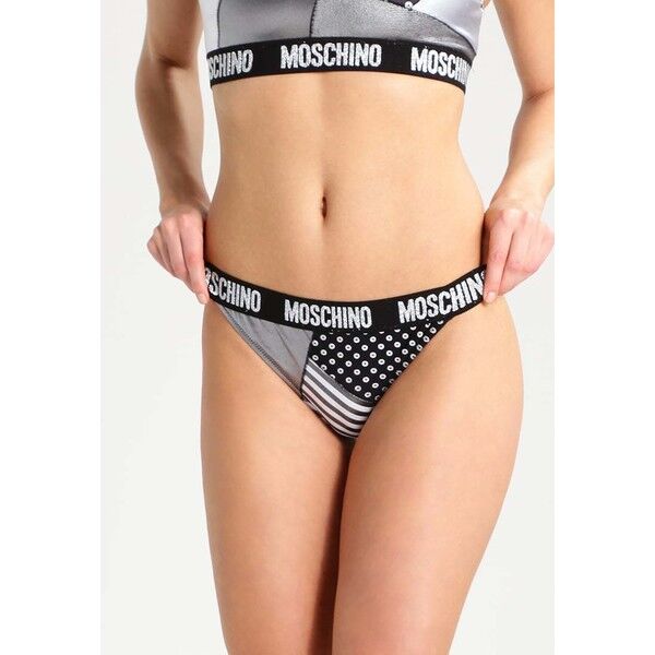 MOSCHINO SWIM Dół od bikini silver M0581D026