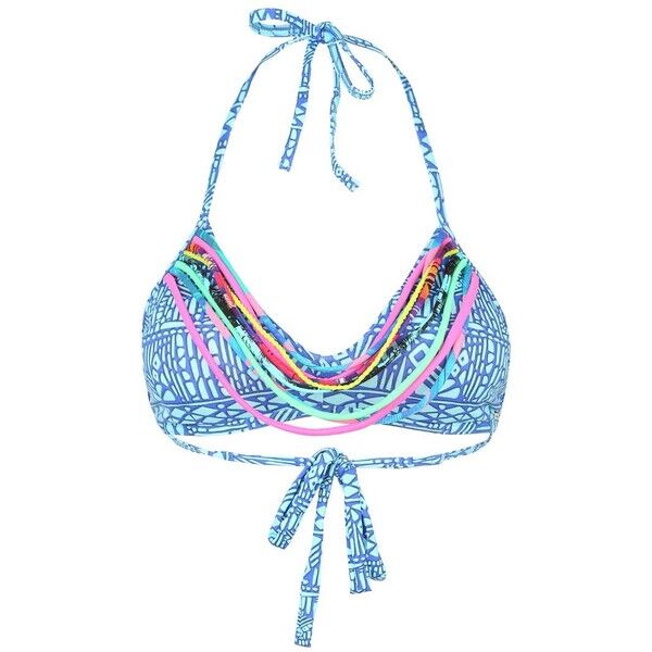 Banana Moon NECKLO Góra od bikini bleu B3541H03B