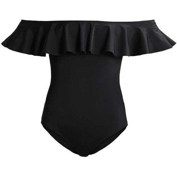 Topshop Kostium kąpielowy black TP721M06Z