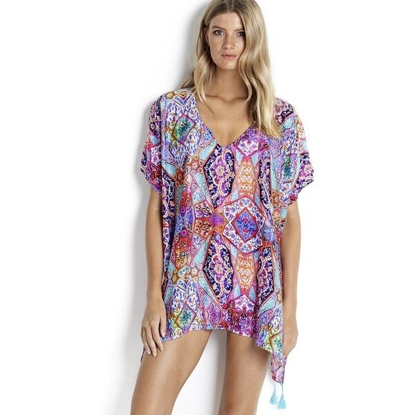 Seafolly Narzutka plażowa Magenta 4931-BID187
